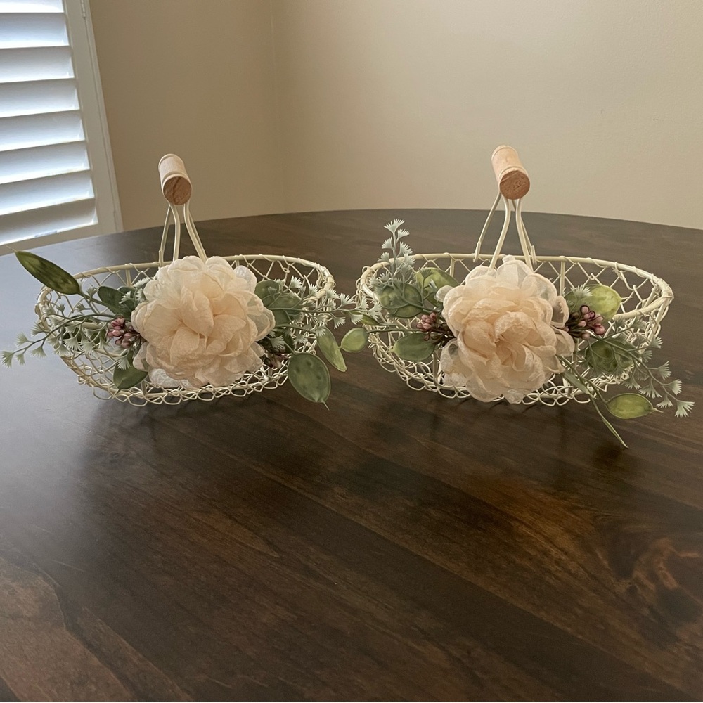 Boho Flower Girl Baskets - 2